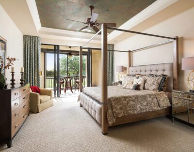 Enjoy stunning panoramic golf course and lake views